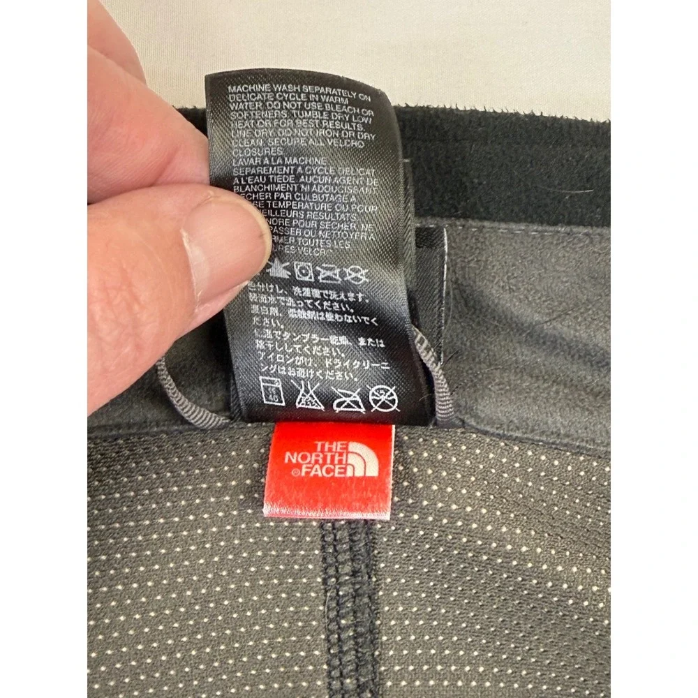The North Face Mens WindWall Fleece Jacket Black Full Zip AAS2 Size Medium‎